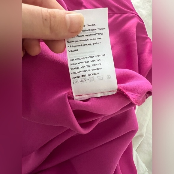 FARM RIO MIDI Skirt in Fuschia Beaded Tassels ECOVERO - Picture 9 of 9